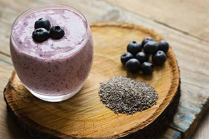 Smoothie Konsistenz durch Chia